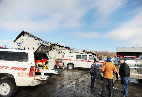 White's Lumber Fire